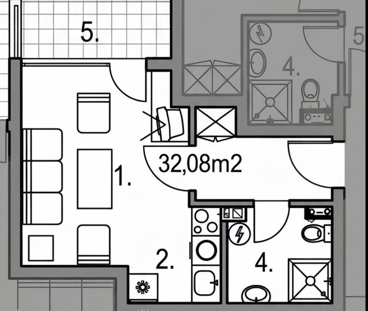 Modernes Studio-Apartment am Sonnenstrand – Bulgarien